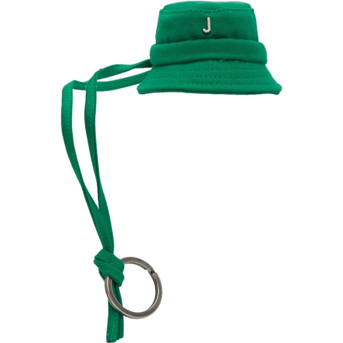 Photo: Jacquemus Green Le Mini Bob Bucket Keychain