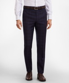 Brooks Brothers Men's Regent Fit Plaid 1818 Suit | Navy