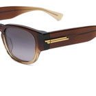 Bottega Veneta Eyewear Men's Bottega Veneta BV1460S Sunglasses in Brown/Grey 