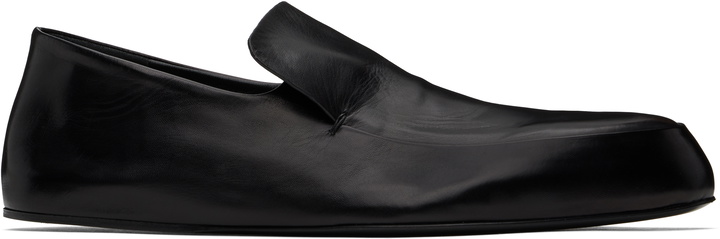 Photo: Jil Sander Black Flat Loafers