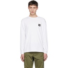 Stone Island White Logo T-Shirt