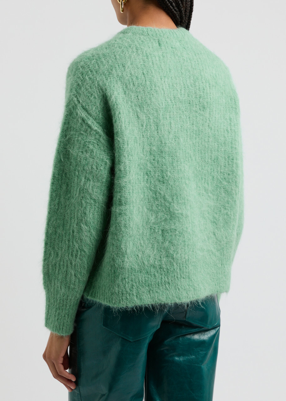 16 Arlington Sephia Alpaca-blend Jumper Green