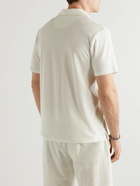 Frescobol Carioca - Faustino Stretch-Terry Polo Shirt - Neutrals