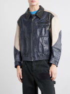 Enfants Riches Déprimés - Combaittimento Leather Jacket - Blue