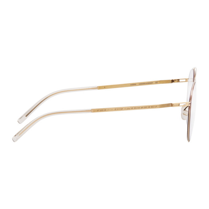Maison Margiela Gold Mykita Edition MMCRAFT007 Glasses Maison Margiela