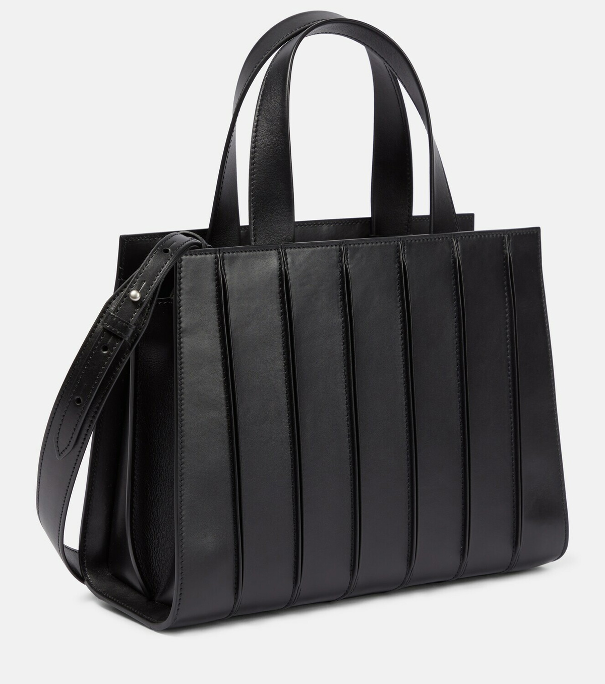 MAX MARA Whitney Bag 7レザー ラージ トートバッグ【関税なし】 MAX MARA Whitney Bag 7 large pleated leather tote bag | NET