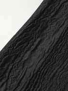 Acne Studios - Josiah Shawl-Collar Cloqué-Trimmed Wool and Mohair-Blend Blazer - Black