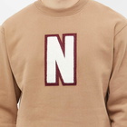 Norse Projects Men's Arne Varsity N Crew Sweat in Camel