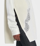 Stella McCartney Virgin wool lace sweater vest