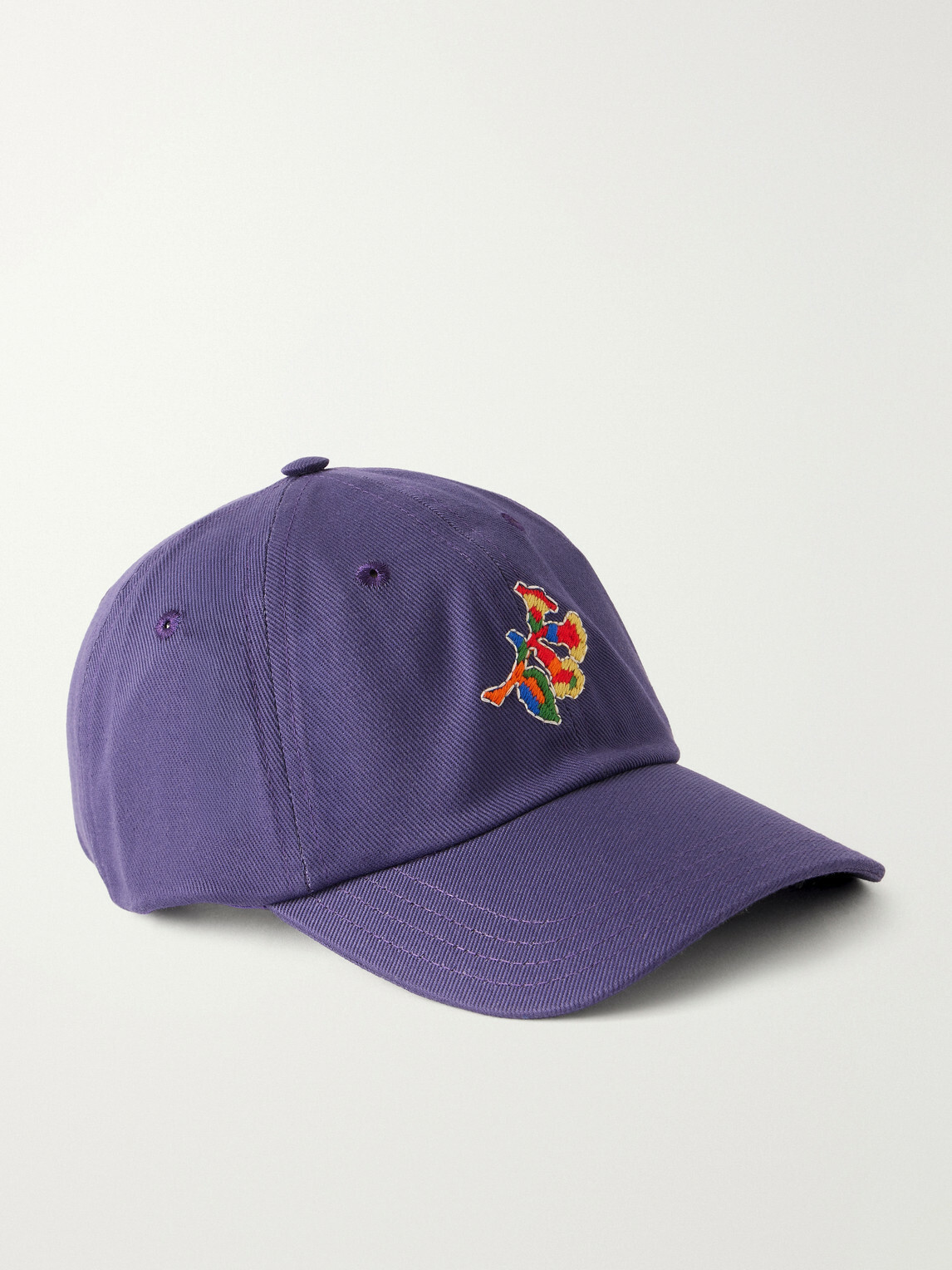 Drake's - Tapisserie Embroidered Cotton-Twill Baseball Cap