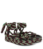 Isabel Marant - Erol braided thong platform sandals