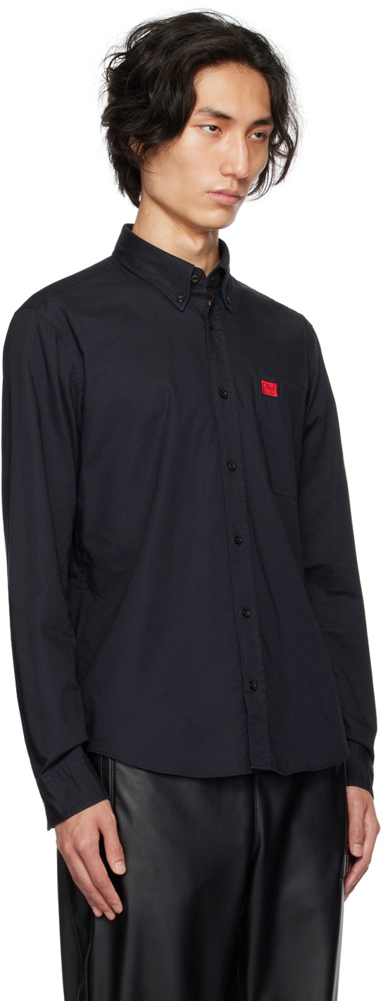 Hugo Black Slim-Fit Shirt Hugo Boss