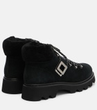Roger Vivier Viv' Rangers suede lace-up boots