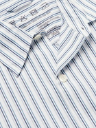 mfpen - Throwing Fits Striped Cotton Shirt - Blue