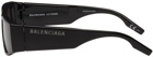 Balenciaga Black LED-Frame Sunglasses