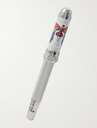 MONTBLANC - 1935 Elvis Presley Limited Edition Gold- and Platinum-Plated Rollerball Pen - Silver