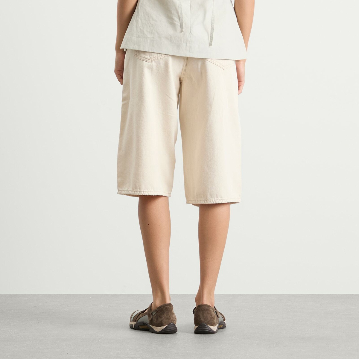 Samsøe Samsøe Women's Satessa Jorts in Soft Natural
