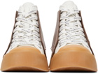 JW Anderson White & Brown Trainer Sneakers