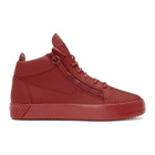 Giuseppe Zanotti Red July High-Top Sneakers