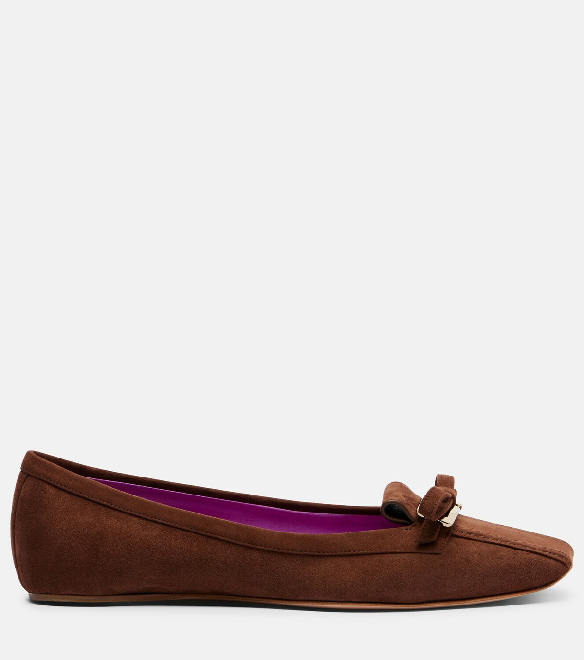 Roger Vivier Trompette suede ballet flats