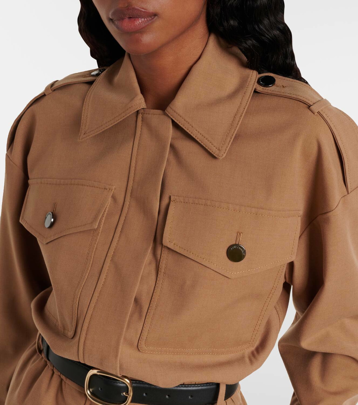 Self-Portrait Twill romper