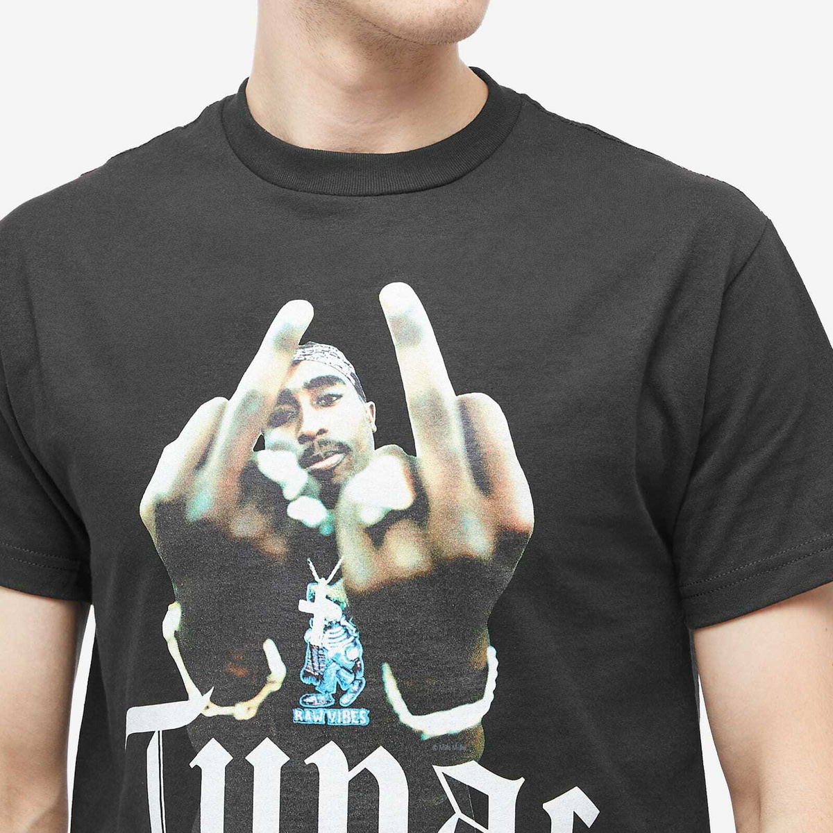 Wacko Maria Men's Tupac T-Shirt in Black Wacko Maria