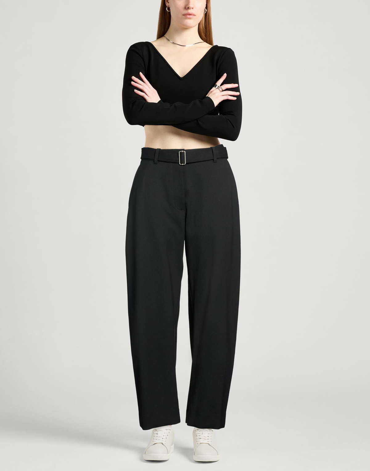 Studio Nicholson Womens Pants in Black