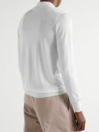 William Lockie - Merino Wool Polo Shirt - Neutrals