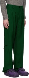 Kiko Kostadinov Green Megara Trousers