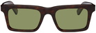 RETROSUPERFUTURE Tortoiseshell Augusto Sunglasses