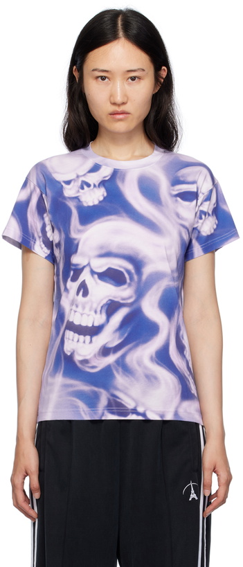 Photo: Stockholm (Surfboard) Club Blue Airbrush T-Shirt