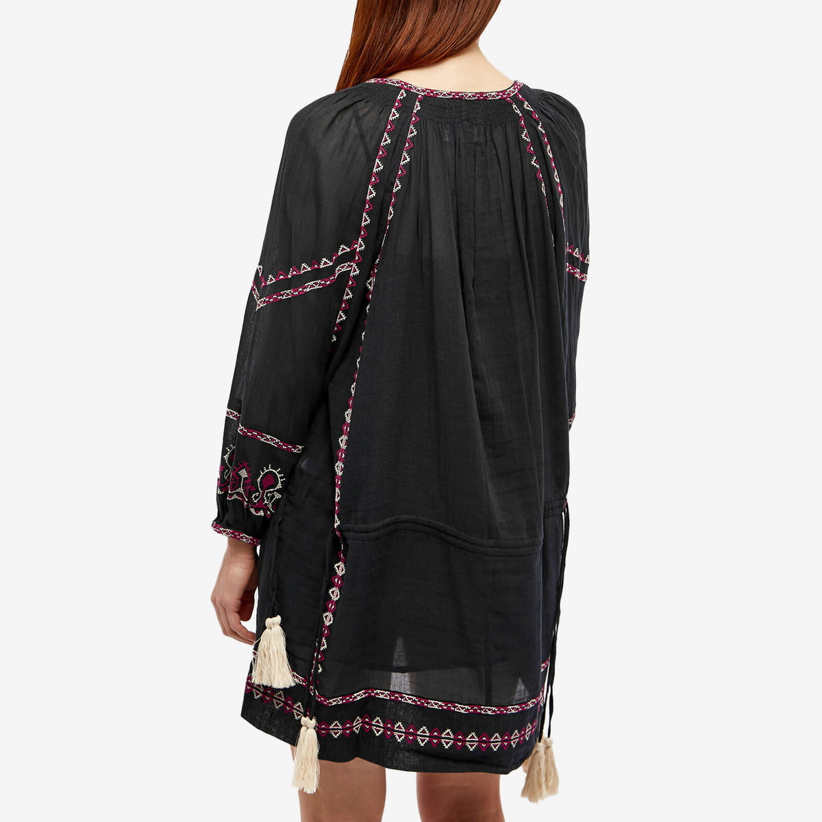 isabel marant embroidered dress Liviane Long Dress