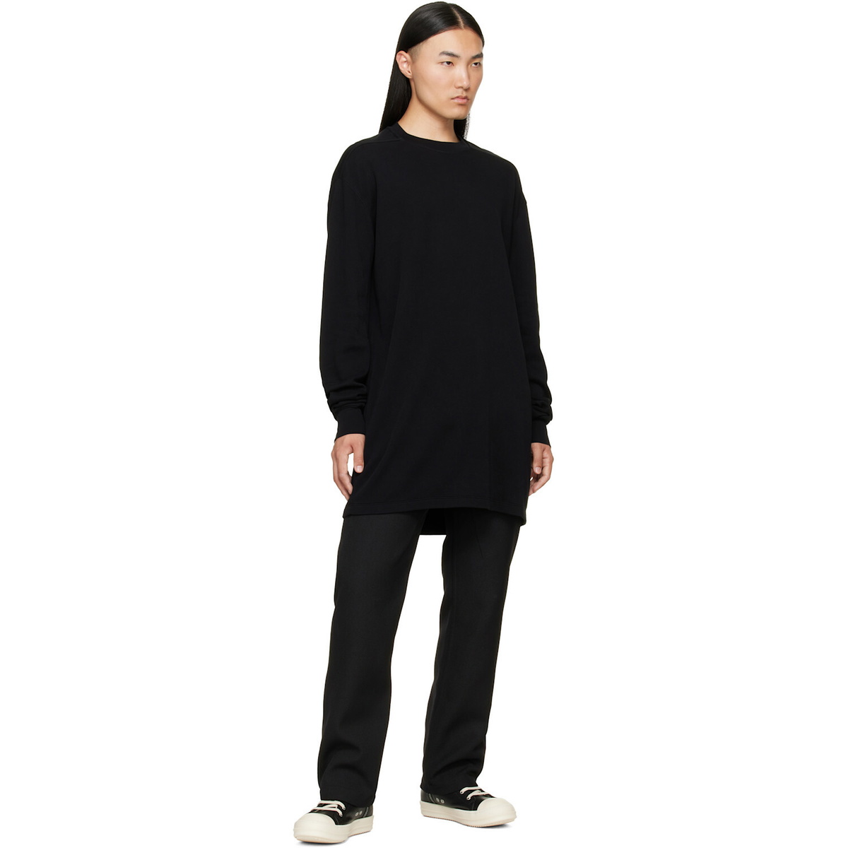 Rick Owens Black Tower Rick S Jumbo LS T-shirt
