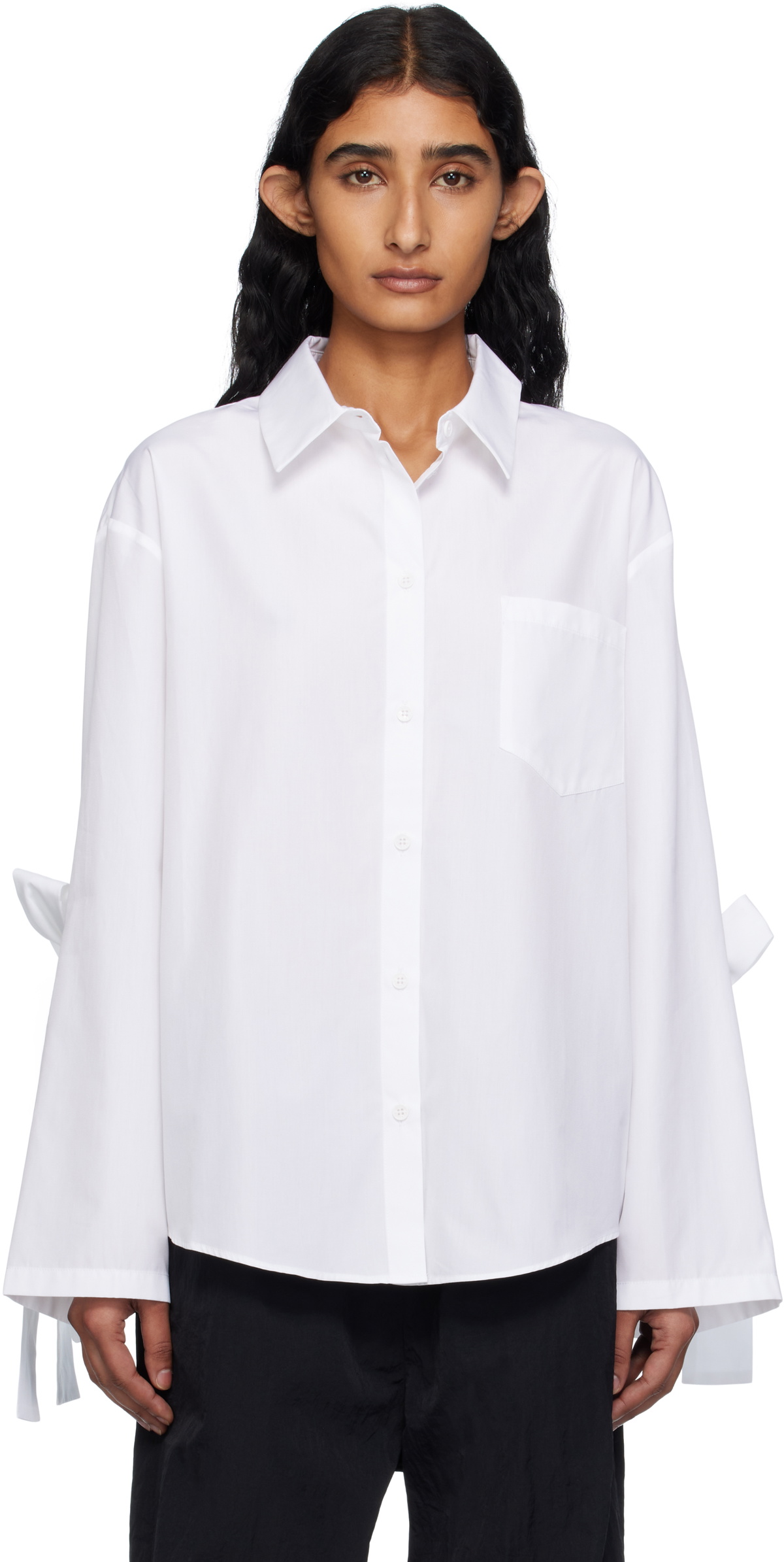 Tシャツ・カットソー CECILIE BAHNSEN White poplin oversize Bridget shirt Cecilie Bahnsen White Poplin Oversize Bridget Shirt Cecilie