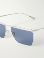 Oliver Peoples - Jil Sander Edition 2 Aviator-Style Silver-Tone Metal Sunglasses
