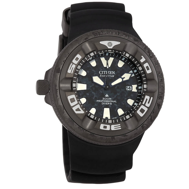 Photo: Citizen Godzilla Eco-Drive Black Dial Mens Watch BJ8056-01E