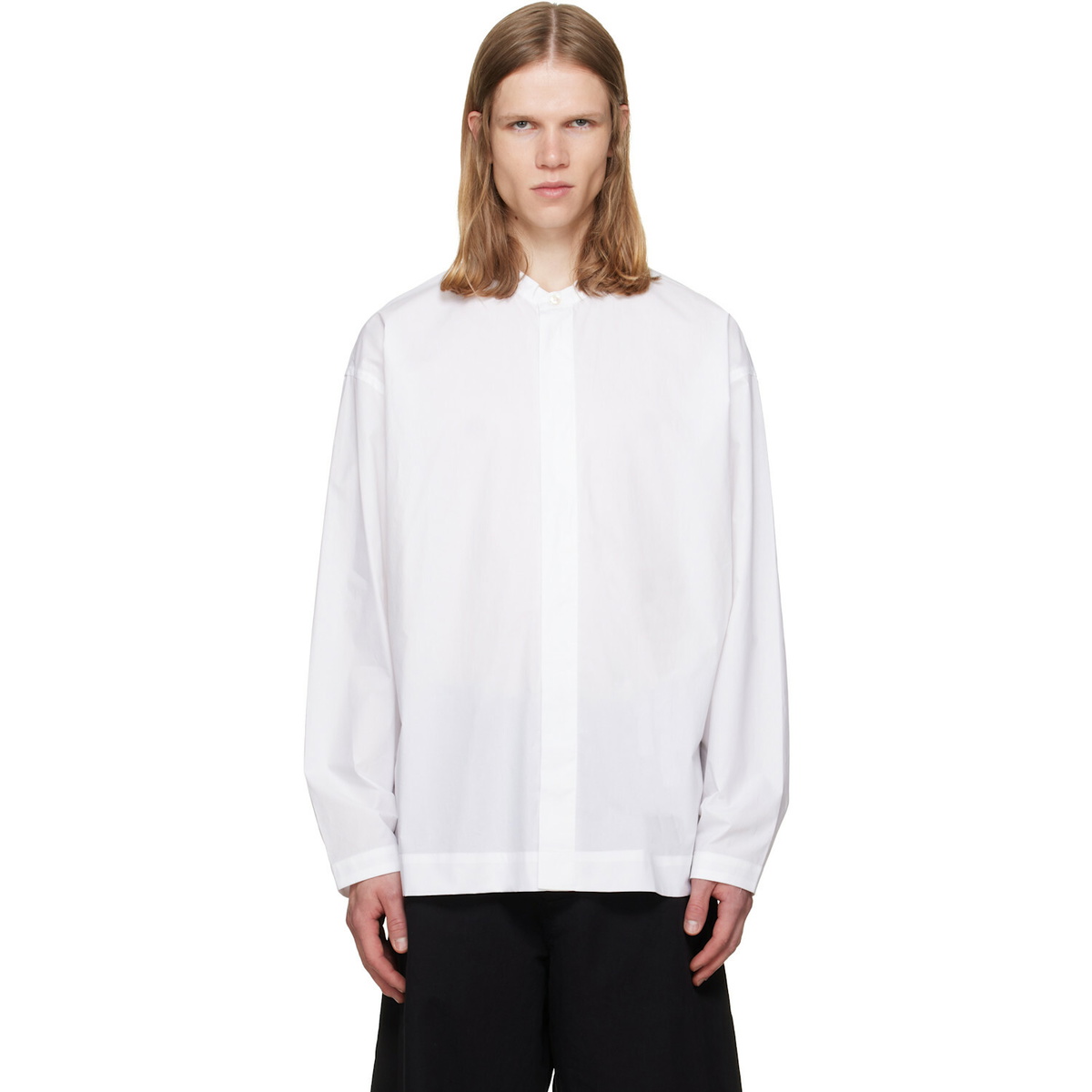 Studio Nicholson White Karst Shirt