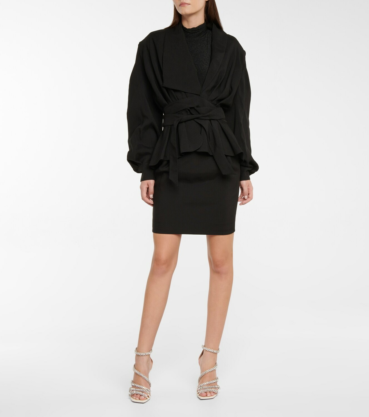 Alexandre Vauthier - Belted peplum jacket