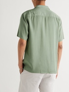 Club Monaco - Camp-Collar TENCEL Lyocell Shirt - Green