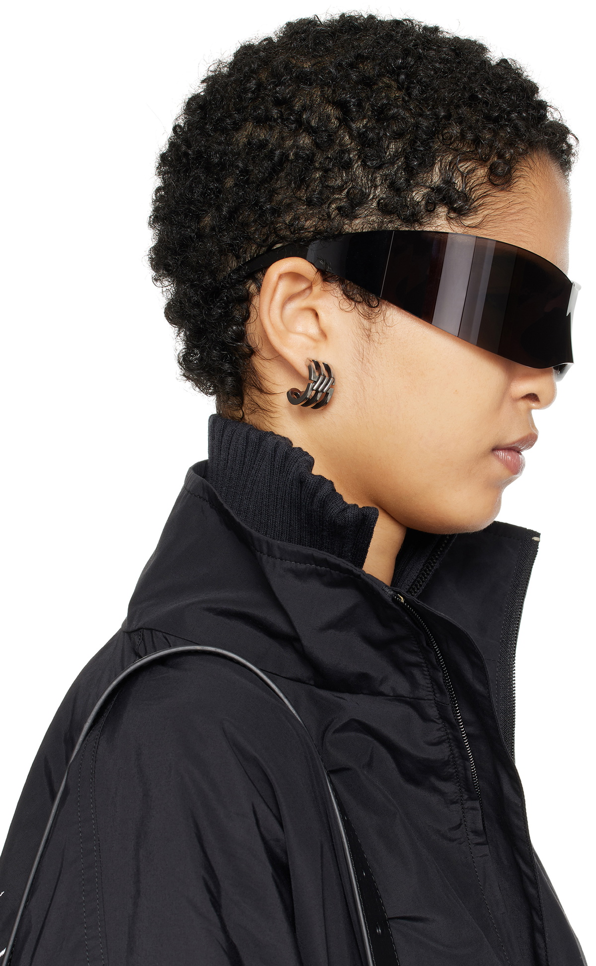 Balenciaga SSENSE Exclusive Black Avant Premier Panther Mask