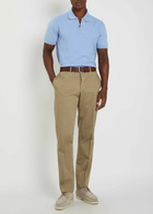 Canali Tapered-leg Stretch-cotton Poplin Trousers Stone