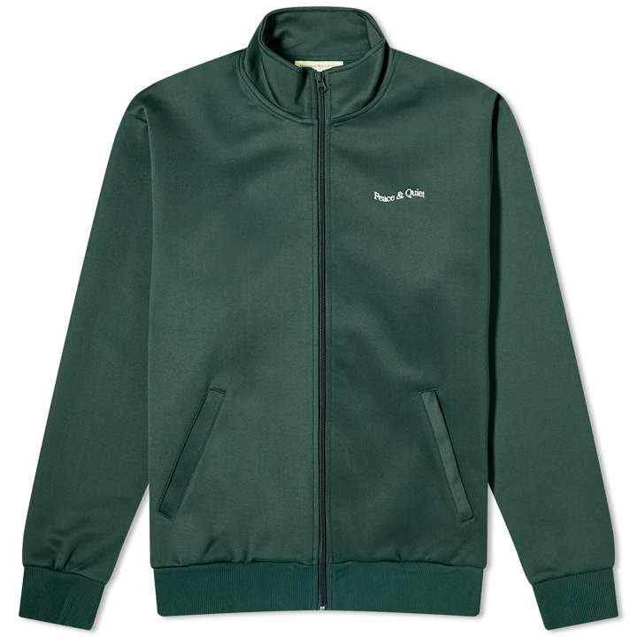 Photo: Museum of Peace and Quiet Men's Warm Up Track Jacket in Forest