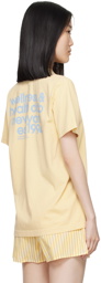 Sporty & Rich Yellow USA Health Club T-Shirt