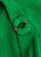 Hunza G Domino Crinkle Swimsuit - Bright Green - One Size