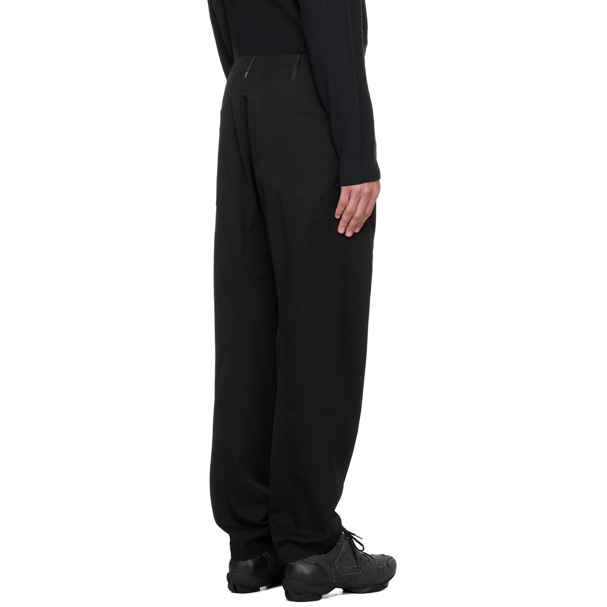 Veilance Black Voronoi Wool Trousers