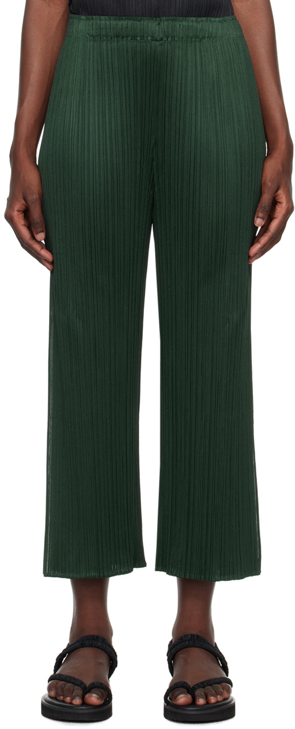 Pleats Please by Issey Miyake Monthly Colours Wide Leg Pants Light