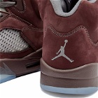 Air Jordan Men's 5 Retro SE Sneakers in Burgundy/Graphite/Silver
