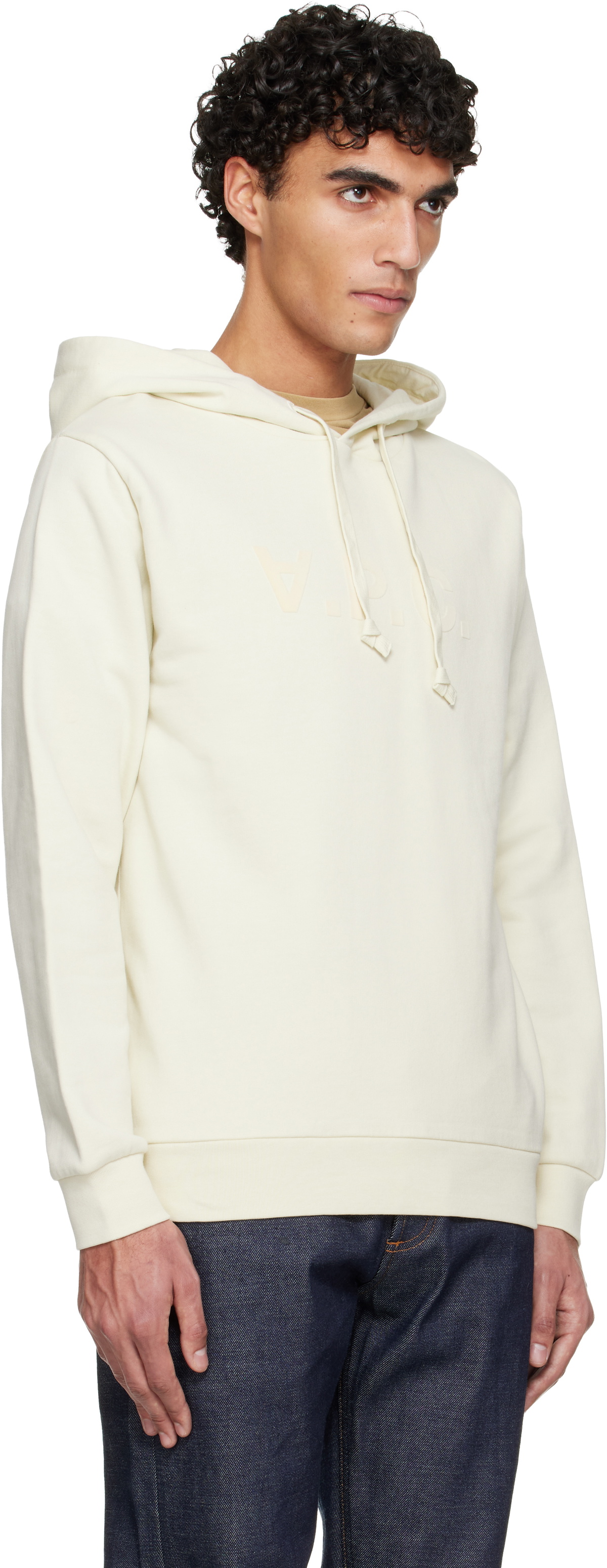 A.P.C. Off-White Standard Grand 'VPC' Hoodie