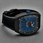 Franck Muller Vanguard Automatic Black Dial Mens Watch 45SCBLKBLKBLU