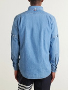 Thom Browne - Denim-Effect Cotton Shirt - Blue